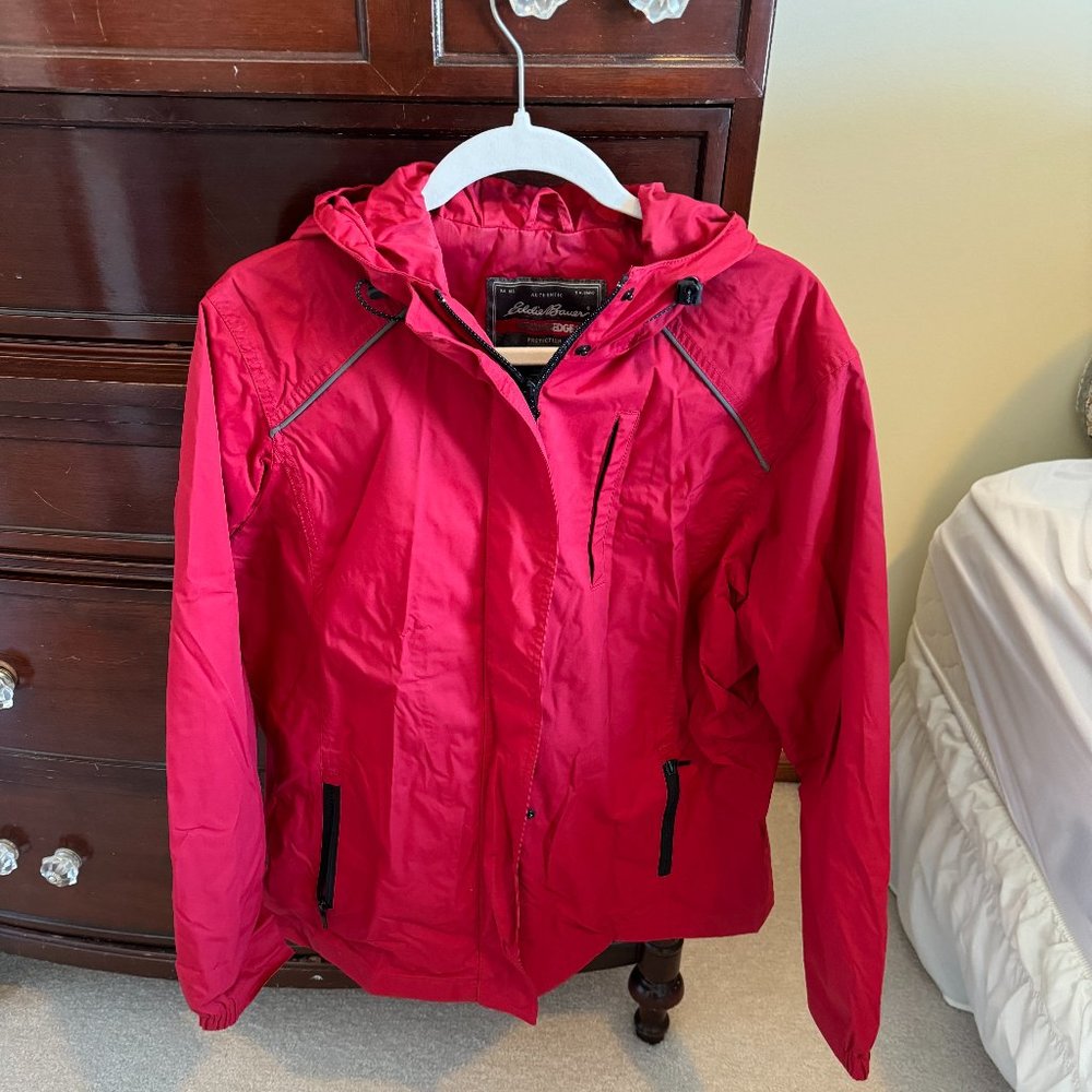 Eddie Bauer Red Rain Jacket - XL
